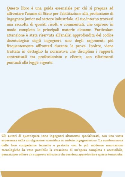esame di stato ingegnere industriale junior retro